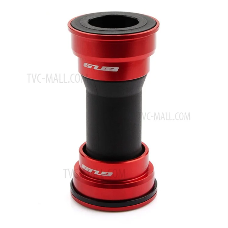 GUB BB86/92 MTB Road Bike Bottom Bracket Ceramic Bearing Press Fit for 22mm-24mm Crankset - Vermelho