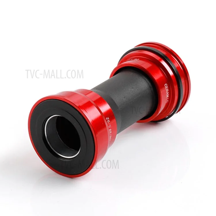 GUB BB86/92 MTB Road Bike Bottom Bracket Ceramic Bearing Press Fit for 22mm-24mm Crankset - Vermelho