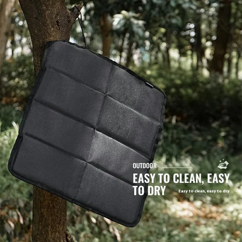 CLS Outdoor Foldable Seat Cushion 600D Nylon Waterproof 8-Panel Lightweight Camping Mat - Khaki