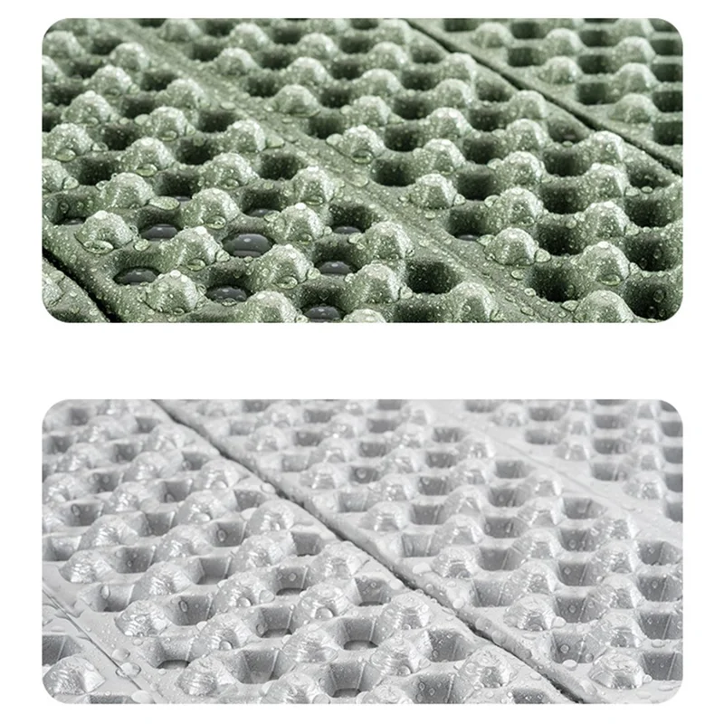 QUNATURE 600080 Tapis de sol de camping d'extérieur pliable à l'épreuve de l'humidité en IXPE, tapis de siège de pique-nique portable avec sac de rangement - Vert armée