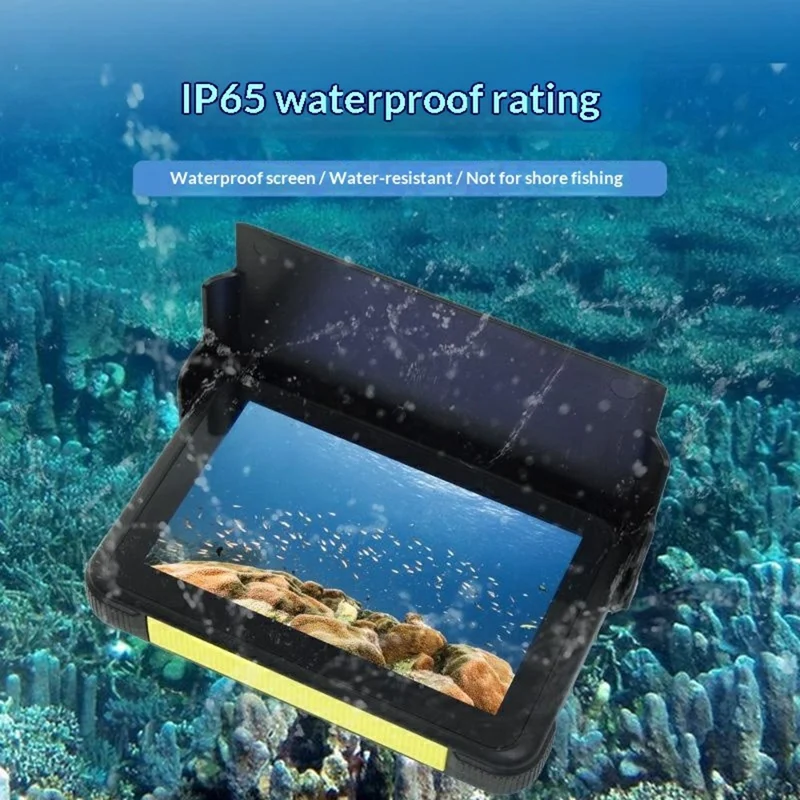 Underwater Fish Finder IP65 Waterproof 5 Inch LCD Fishing Camera with Night Vision / 15m Cable