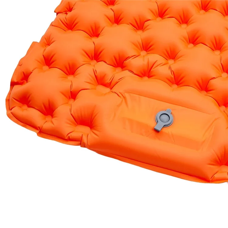 Portable 2 Personnes de Camping Pied Foot Inflation Matelas Aérien Matelas D'air Étanche Pousque de Couchage Avec Oreiller