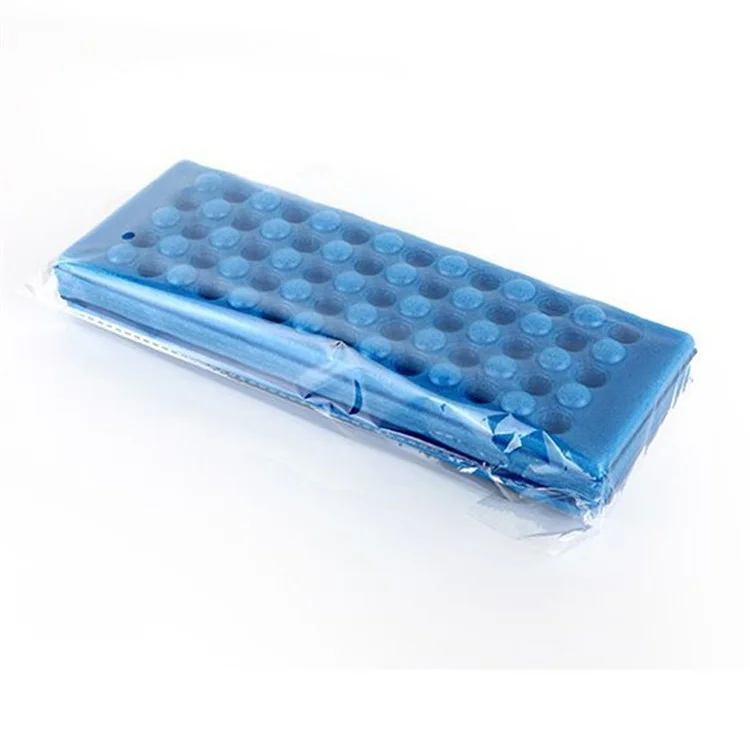 W-02 Portable Outdoor Camping Hiking Seat Mat Foldable XPE Waterproof Travel Picnic Seating Pad - Blue