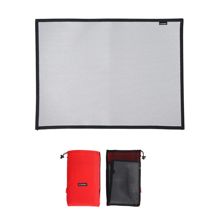 Tapis Pare-Feu de Pique-Nique CLS, Revêtu de Silicone Ignifuge, Isolation Thermique en Fibre de Verre, Taille M, 60x53cm