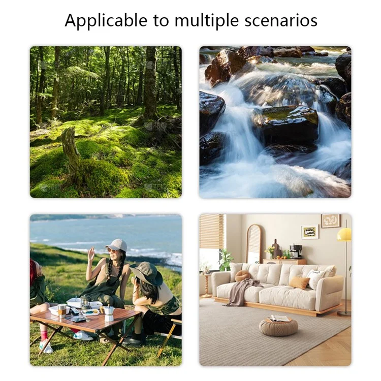 AOTU Stuoia per sedili portatile e impermeabile Oxford Cloth+EPE per campeggio all'aperto, picnic - Verde Militare