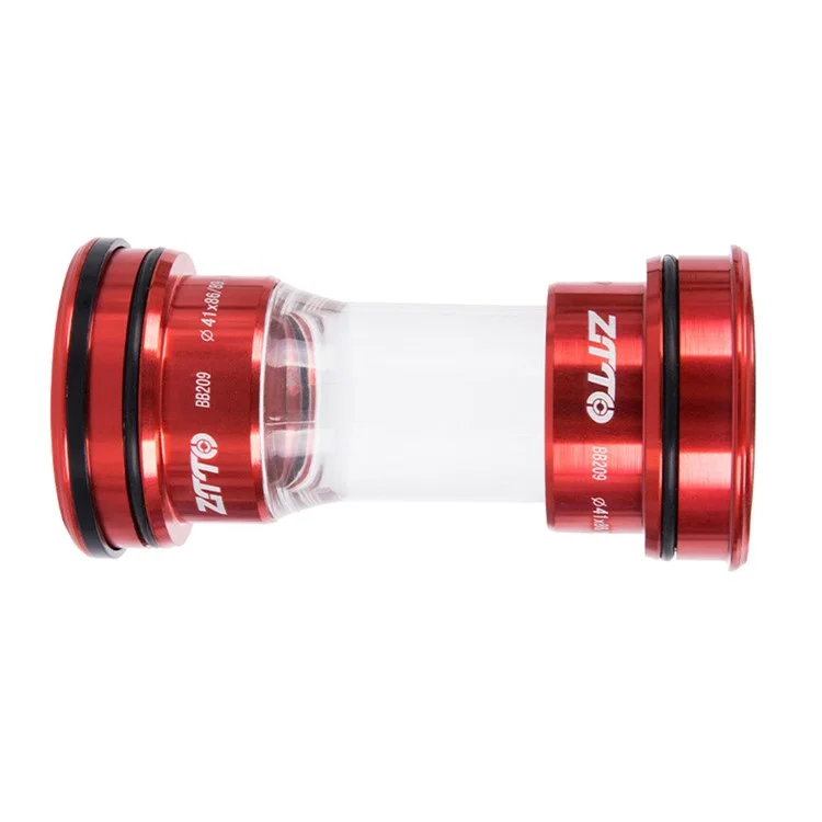 ZTTO BB209 Bike Press-In Fondo Inferiore Acrilico+Lega di Alluminio Cuscinetto Inferiore Filettato BB - Rosso