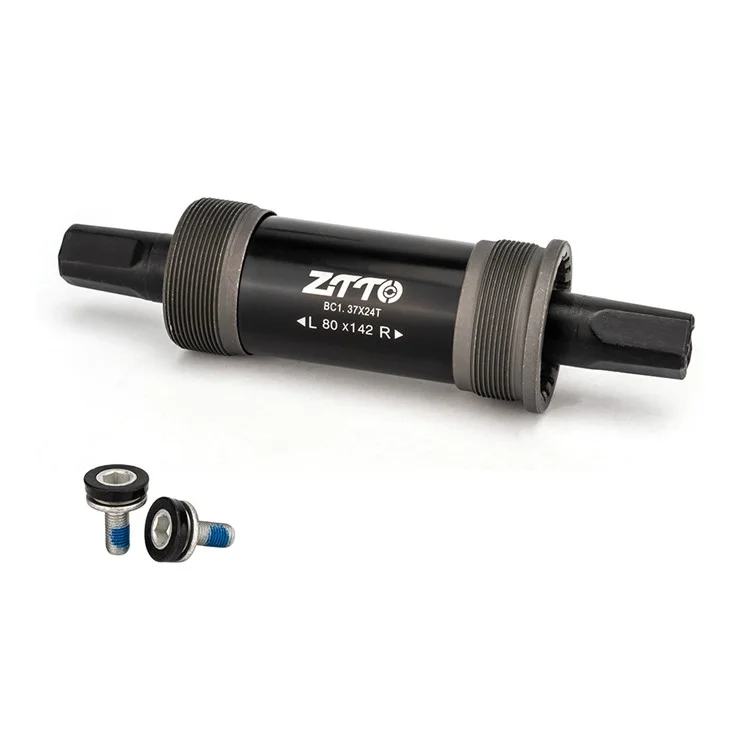 ZTTO Metall-Rennrad MTB Vierkantwellen Innenlager mit Schrauben - 80x142mm