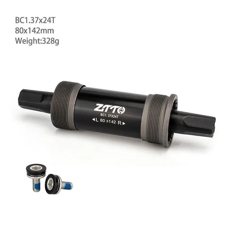 ZTTO Metall-Rennrad MTB Vierkantwellen Innenlager mit Schrauben - 80x142mm