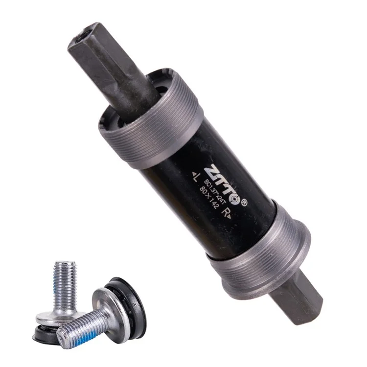 ZTTO Metall-Rennrad MTB Vierkantwellen Innenlager mit Schrauben - 80x142mm