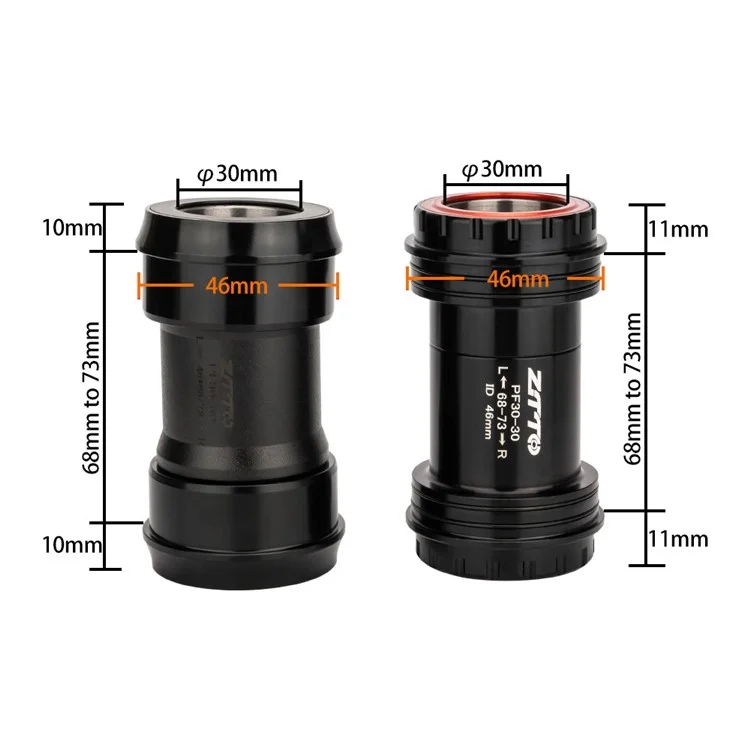 ZTTO PF30 46mm MTB Road Bike Aluminum Alloy Bottom Bracket Crankset Parts - Press Fit