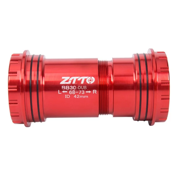 ZTTO BB30 68 / 73mm 42mm Frame Thread Lock Bicycle Bottom Bracket for SRAM / Truvativ DUB Crankset - DUB Red