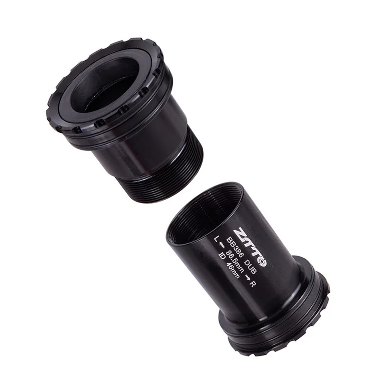 ZTTO BB386 Alliage d'Aluminium Pédalier de Vélo pour BB386EVO / PF30 68 / 73 / 86mm 46mm Cadre - DUB Noir