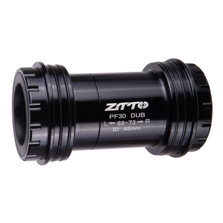 ZTTO PF30 DUB Tretlager Rennrad Adapter Gewindezentrumachse für 28,99 mm DUB Kurbelsatz - Schwarz