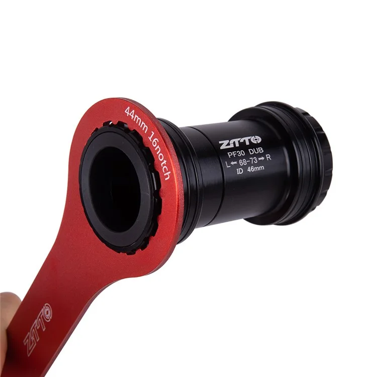 ZTTO PF30 DUB Tretlager Rennrad Adapter Gewindezentrumachse für 28,99 mm DUB Kurbelsatz - Schwarz