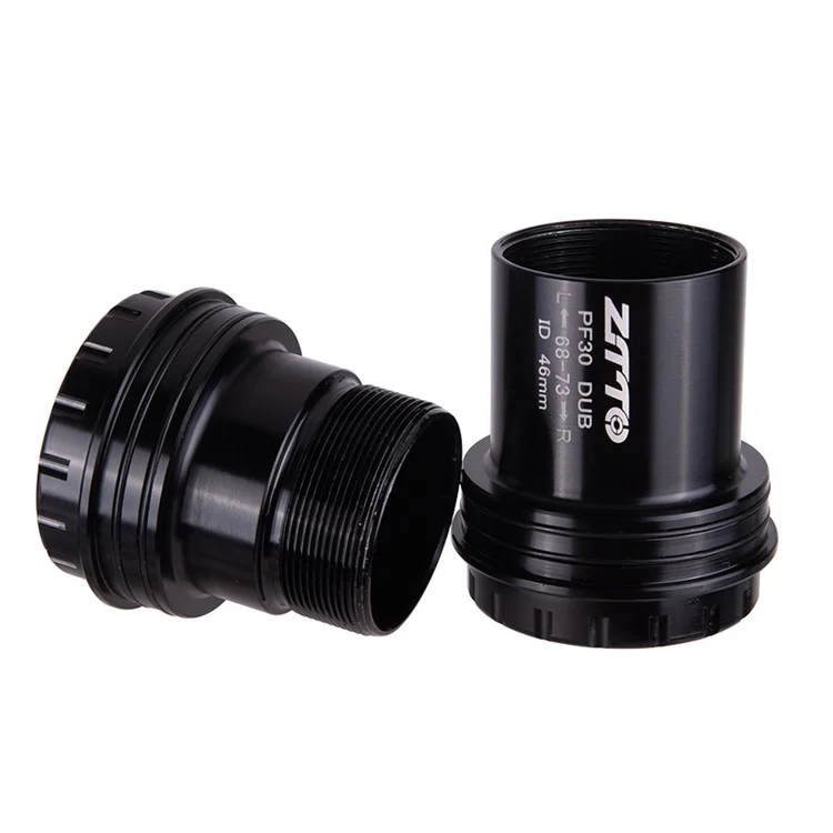 ZTTO PF30 DUB Tretlager Rennrad Adapter Gewindezentrumachse für 28,99 mm DUB Kurbelsatz - Schwarz