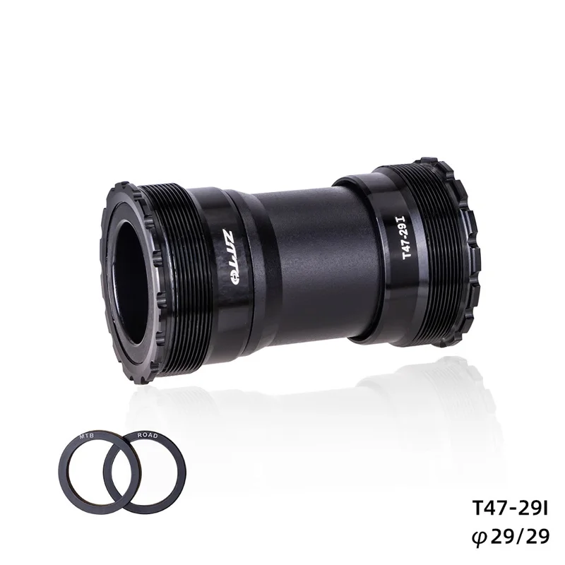 ZTTO T47-29 Road Bike Aluminum Alloy Threaded Bearing Bottom Bracket, Inner Diameter: 29mm - T47-29I Internal