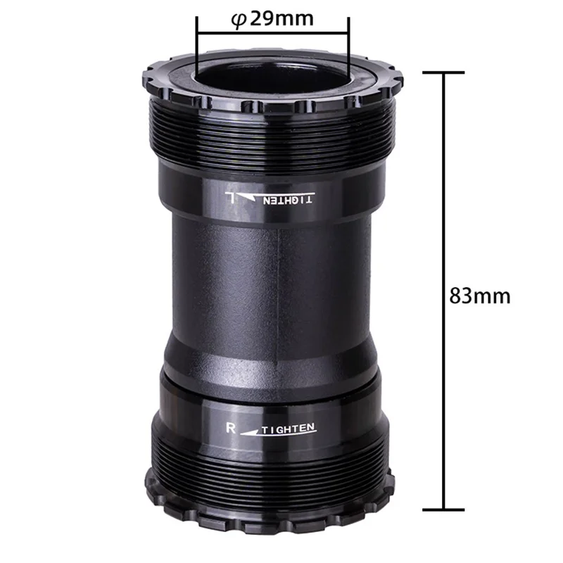 ZTTO T47-29 Road Bike Aluminum Alloy Threaded Bearing Bottom Bracket, Inner Diameter: 29mm - T47-29I Internal