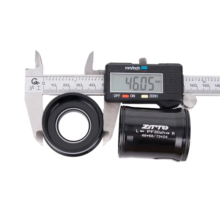 ZTTO PF30SH MTB Rennrad Pressfit Kurbelgarnitur Innenlager (Außendurchmesser: 46 mm, Innendurchmesser: 24 mm)