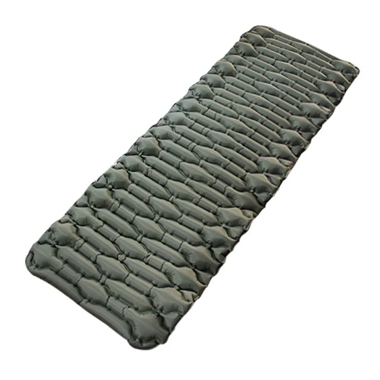 GM-AM20 Camping Mat Inflatable Sleeping Mat Nylon+TPU Sleeping Pad - Army Green