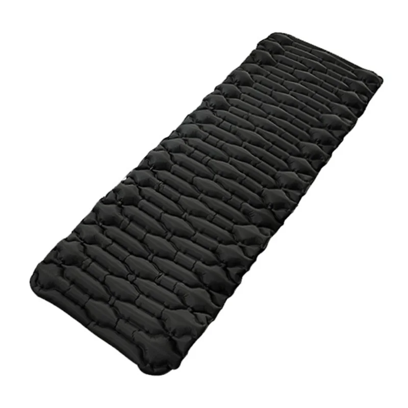 GM-AM20 Camping Mat Inflatable Sleeping Mat Nylon+TPU Sleeping Pad - Black