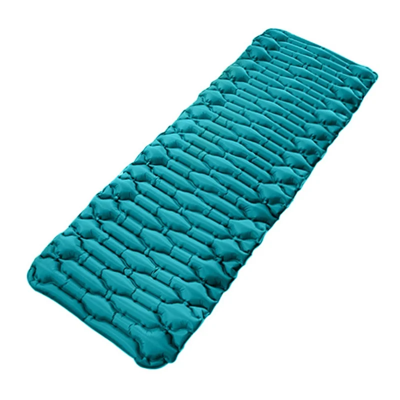 GM-AM20 Camping Mat Inflatable Sleeping Mat Nylon+TPU Sleeping Pad - Lake Blue