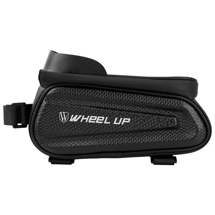 WHEEL UP Borsa da bicicletta impermeabile per sella, custodia per telefono da 7.0" con foro per auricolari