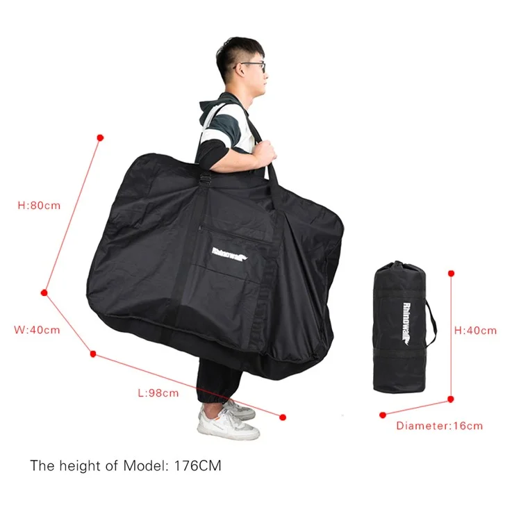 RHINOWALK RF260 Mountain Bike Carry Storage Bag for 26 inch Folding Bikes