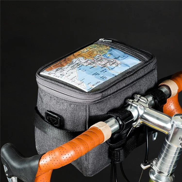 RHINOWALK Bike Handlebar Bag Waterproof Bicycle Front Bag Camera Bag Handbag with Touch Screen