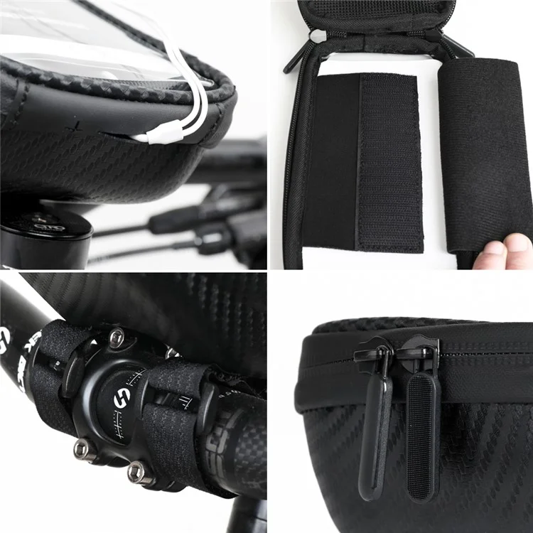 RHINOWALK Sac de Cadre de Vélo Étanche pour Tube Supérieur avec Écran Tactile
