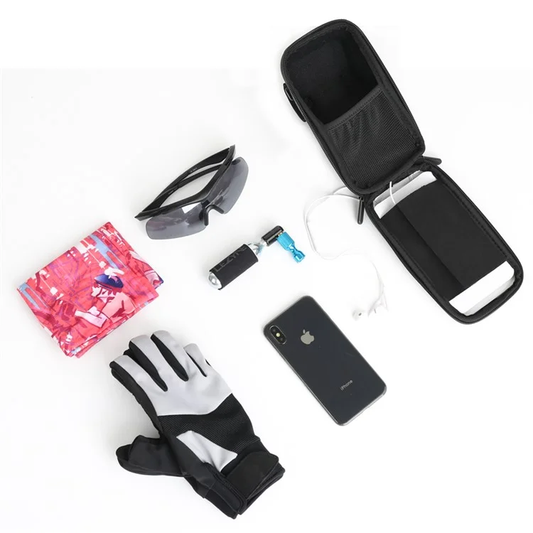 RHINOWALK Sac de Cadre de Vélo Étanche pour Tube Supérieur avec Écran Tactile