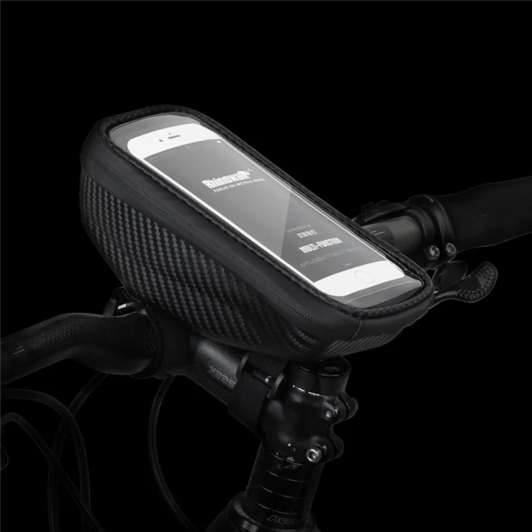 RHINOWALK Sac de Cadre de Vélo Étanche pour Tube Supérieur avec Écran Tactile