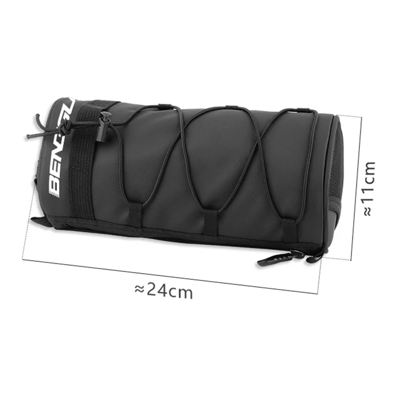 BENGGUO BG-0833 Bike Handlebar Bag MTB Bicycle Front Tube Bag Cycling Pouch - Grey