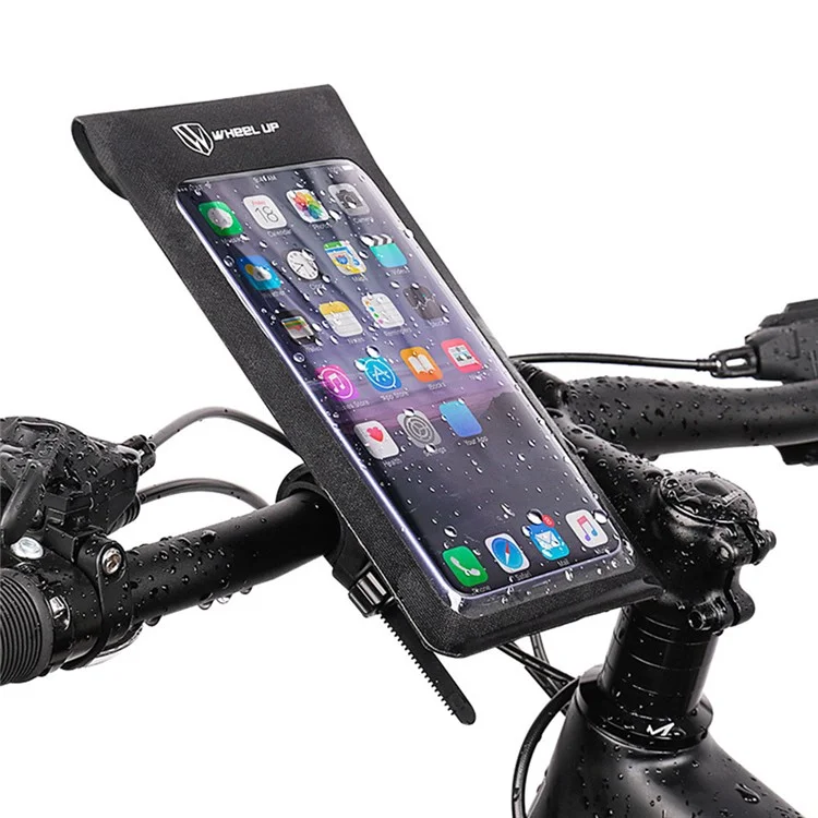 WHEEL UP AS005 Bicycle Handlebar Waterproof Phone Bag