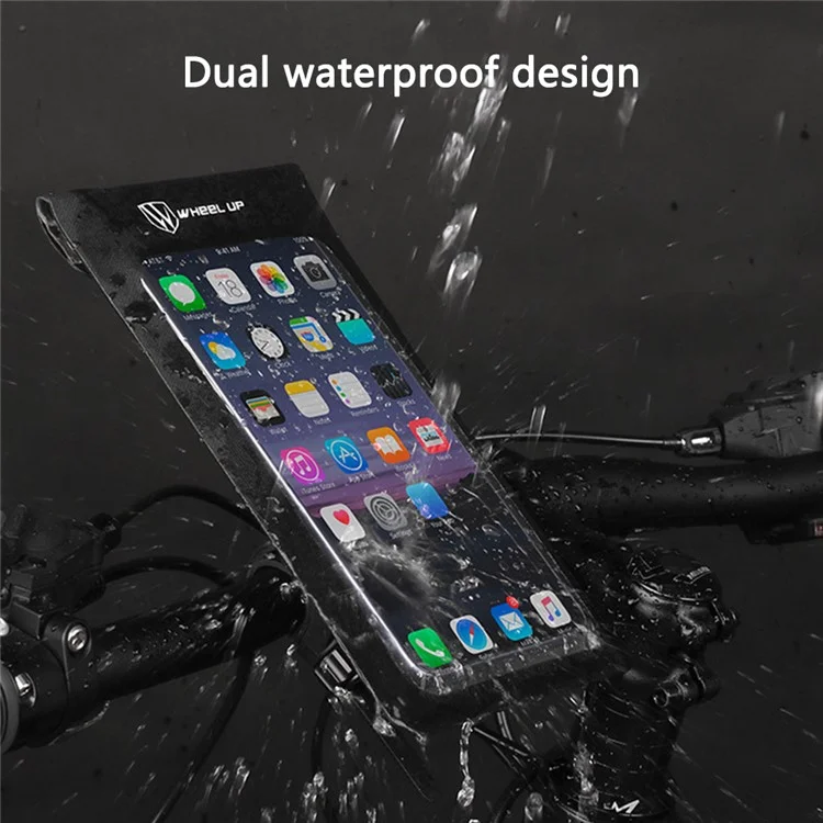 WHEEL UP AS005 Bicycle Handlebar Waterproof Phone Bag