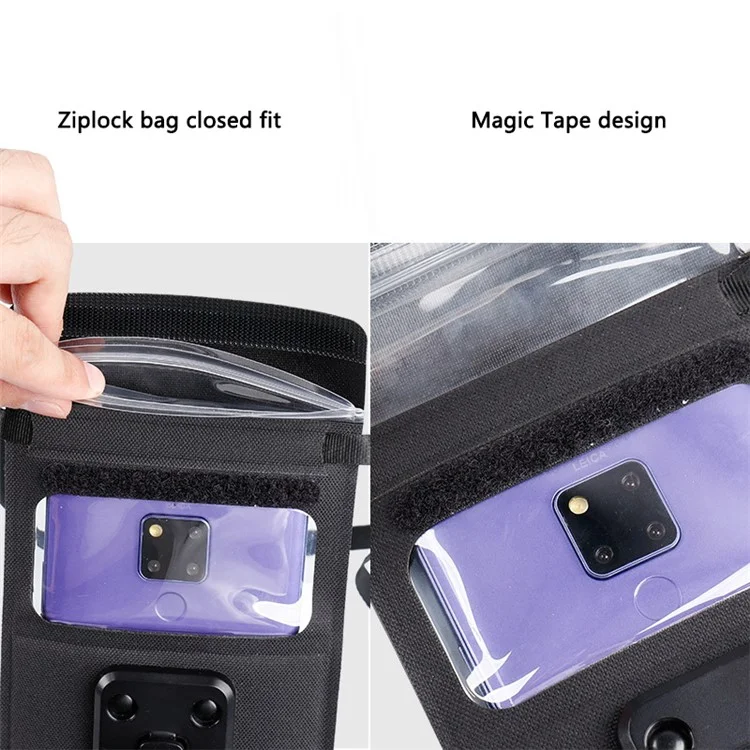 WHEEL UP AS005 Bicycle Handlebar Waterproof Phone Bag