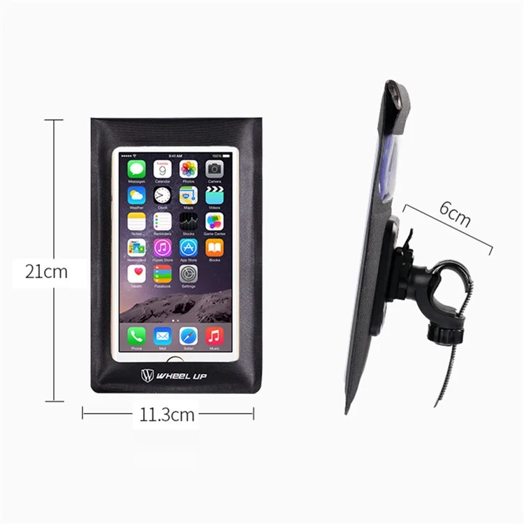 WHEEL UP AS005 Bicycle Handlebar Waterproof Phone Bag