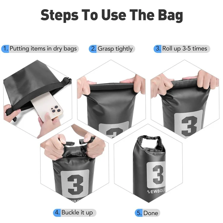 NEWBOLER 1 Bike Front Fork Pannier Bag (3L) + 1 Front Fork Rack + 2 Adjustable Straps + 4 Fixing Straps