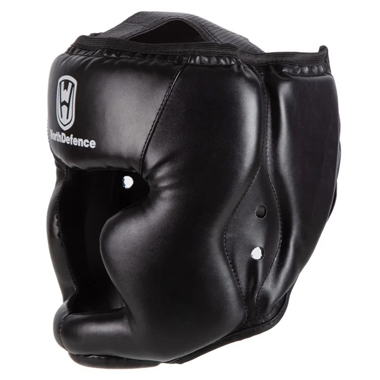 WOSWEIR HE0186 Boxing Headgear Face Saver Training Sparring Safety Head Guard - Red / for Kids