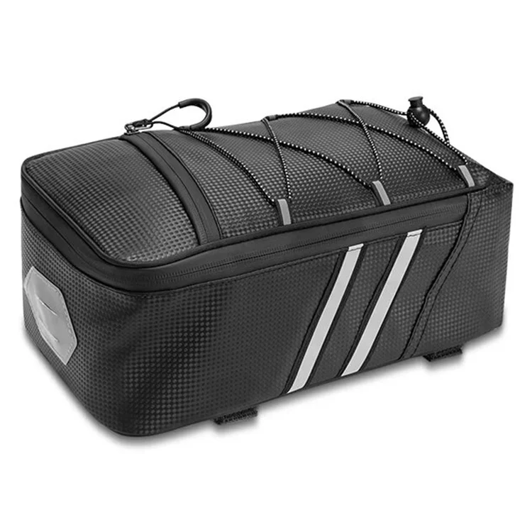 Bag031 8l PU Rack Rack Bagicles Bicycles Trasero Bolsa Trasera Bolsa de Almacenamiento de Soporte de Asiento Trasero