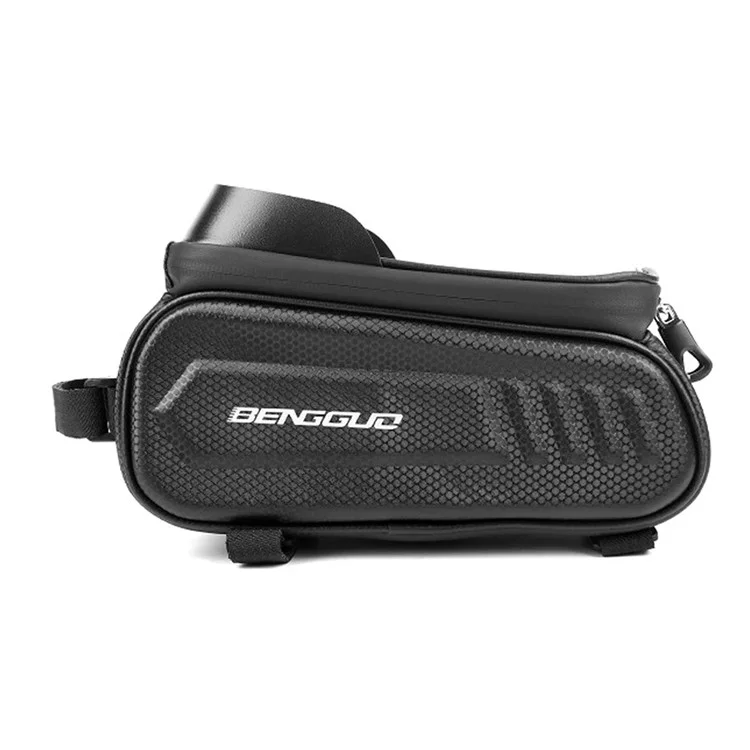 Bengguo BG-0828 Sac à Vélo à Écran Tactile Imperméable EVA Sac à Cadre de Tube Supérieur à Cycle Dur - Style B