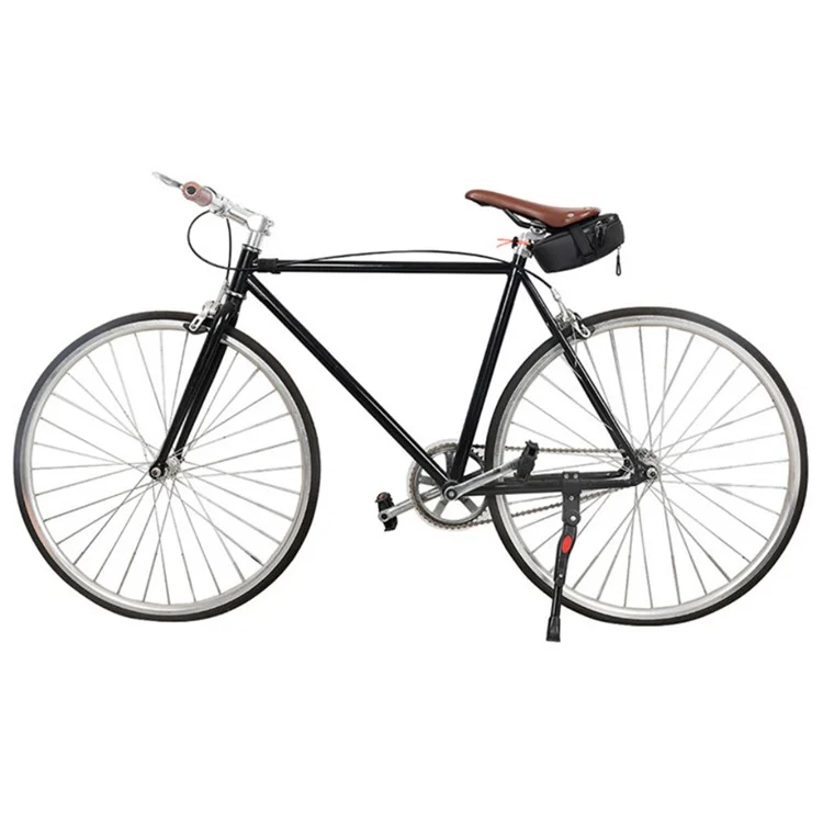 Rzahuahu Bike Saddle Bag Capacidad Expandible la Bolsa de Almacenamiento de Bicicleta de Tela 900D - Negro