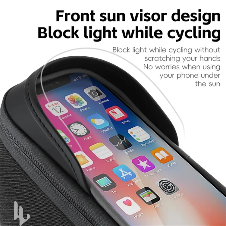 West Bicking YP0707390 Bike Frame Frente Top Tube Bag Bicicleta Holote Touch Screen Saco de Telefonia