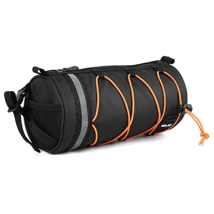 ESLNF 07CD0036 Cylindrical Bike Handlebar Bag Waterproof Bicycle Front Tube Bag with Shoulder Strap