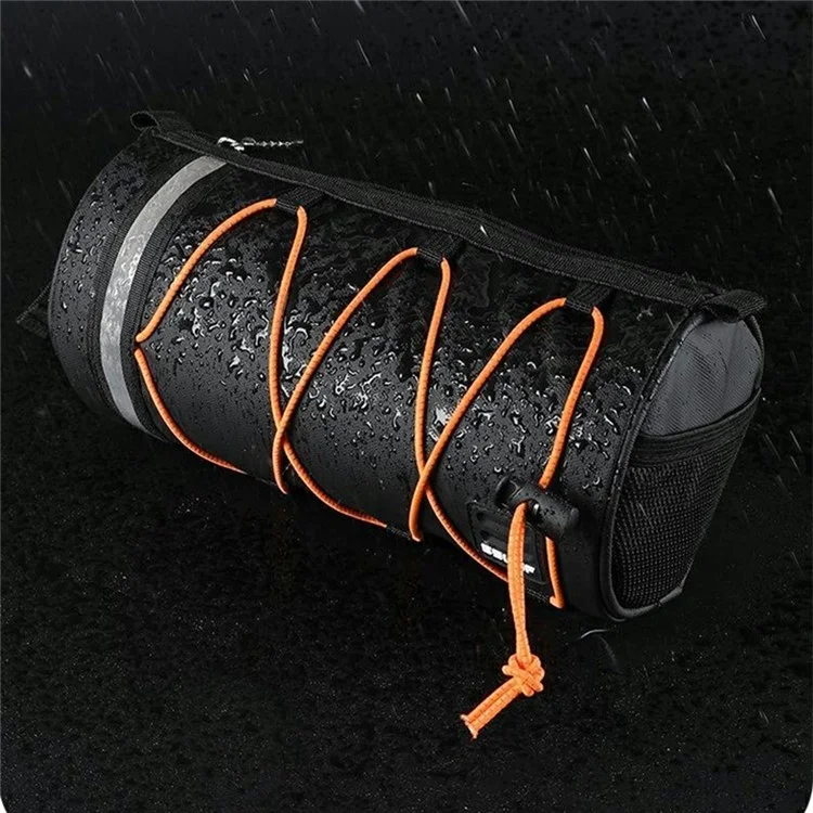 ESLNF 07CD0036 Cylindrical Bike Handlebar Bag Waterproof Bicycle Front Tube Bag with Shoulder Strap