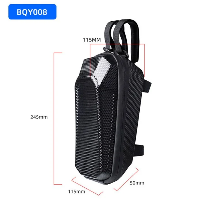 1.8L Bicycle Handlebar Hanging Bag MTB Road Bikes Scooter EVA Hard Shell Waterproof Front Bag