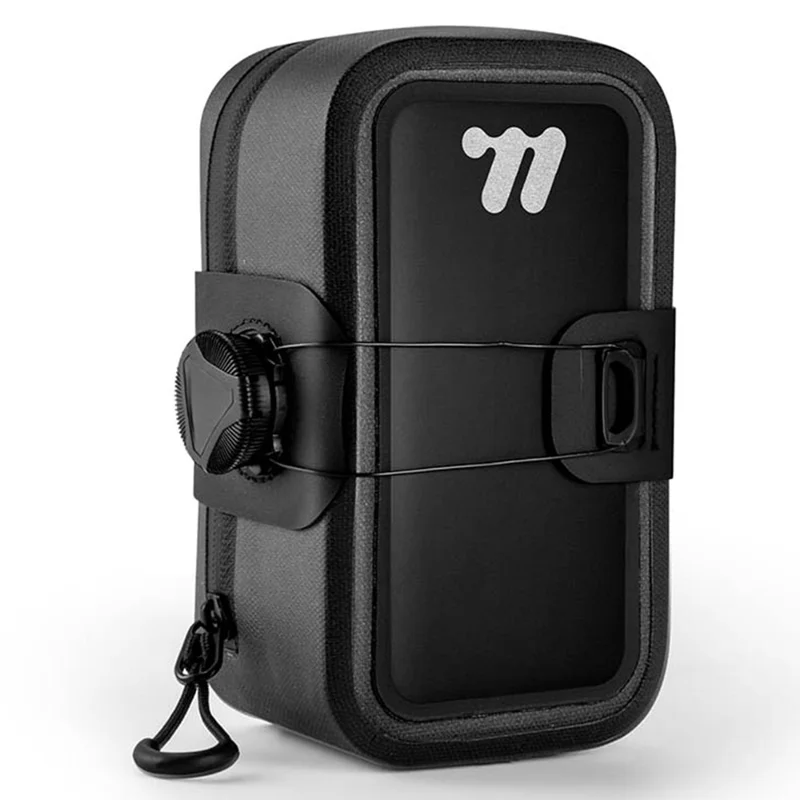 WEST BIKING YP0707394 Bike Saddle Bag Self Locking Waterproof Bicycle Seat Pack Portable Tool Storage Pouch - Black