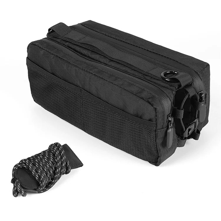 ESLNF Bolsa de doble cara para cuadro de bicicleta, bolsa para manillar de bicicletas de montaña y carretera, bolsa para tubo superior, 17 x 26 x 10 cm