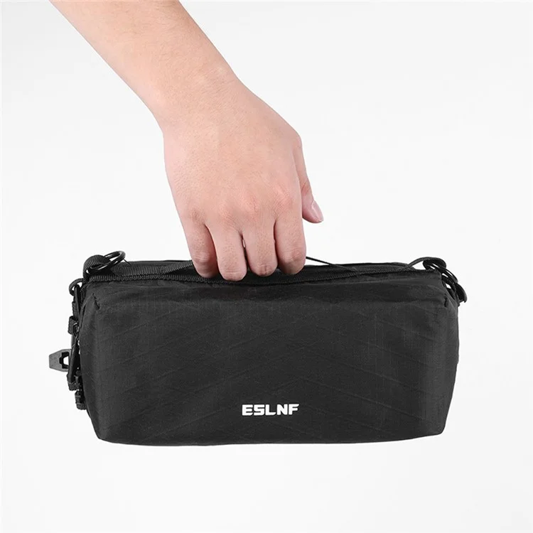 ESLNF Bolsa de doble cara para cuadro de bicicleta, bolsa para manillar de bicicletas de montaña y carretera, bolsa para tubo superior, 17 x 26 x 10 cm