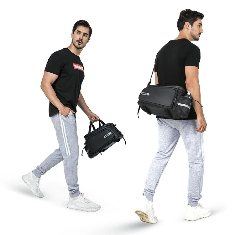 RHINOWALK RK6100 30L Large Capacity Expandable MTB Bike Bag Waterproof Bicycle Trunk Bag