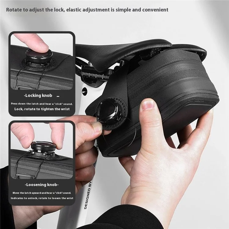 ESLNF 07CI0013 Fahrrad-Satteltasche Wasserdicht Unter-Sitz-Packtasche Fahrrad-Stauraum-Tasche